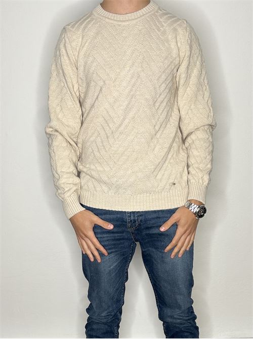 MAGLIONE GIANNI LUPO | BW973BEIGE